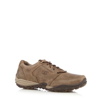 Caterpillar Big and tall brown casual lace-up shoes